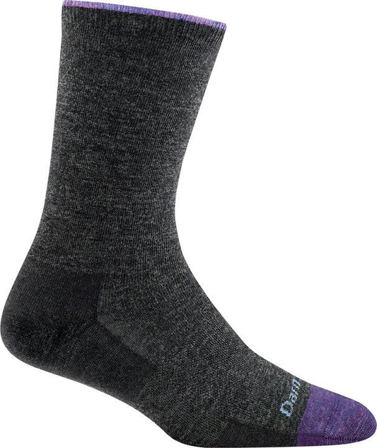 Darn Tough - Solid Basic Crew Lightweight - Charcoal
