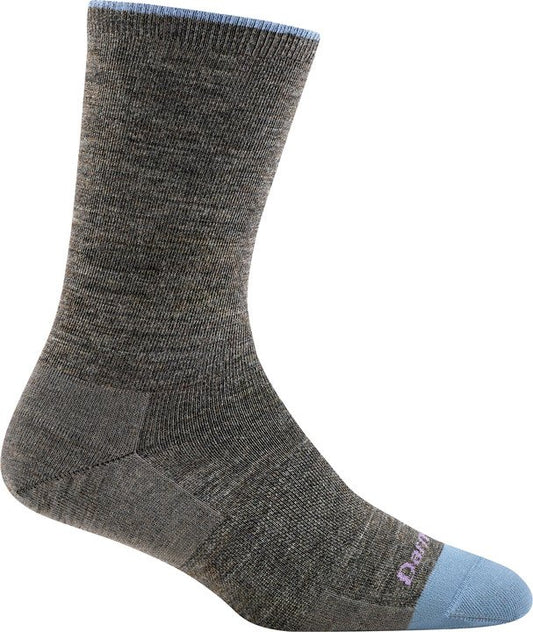 Darn Tough - Solid Basic Crew Lightweight - Taupe