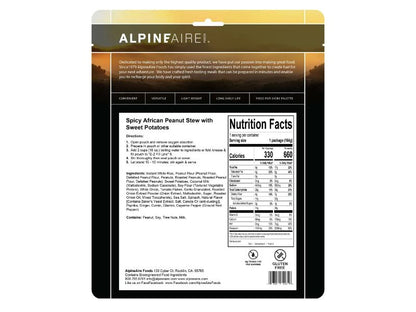 AlpineAire - Spicy African Peanut Stew with Sweet Potatoes