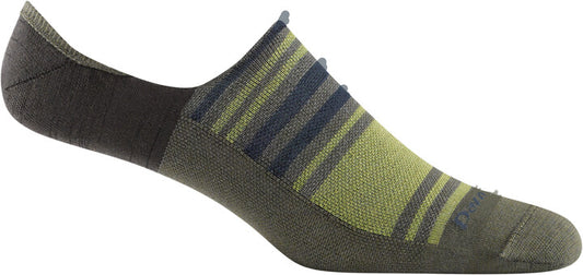 Darn Tough - Topless Stripe No Show Hidden Lightweight - Men's - Fatigue