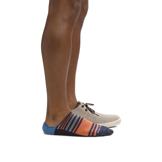 Darn Tough - Topless Stripe No Show Hidden Lightweight - Men's - Fatigue