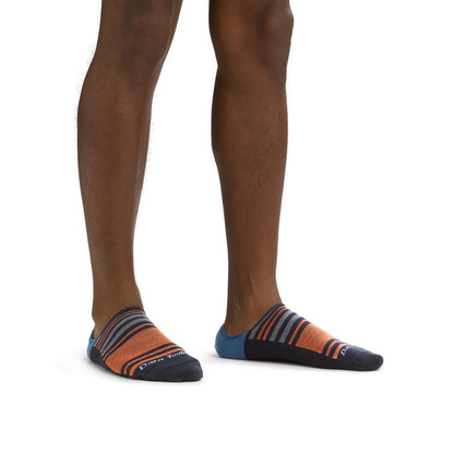 Darn Tough - Topless Stripe No Show Hidden Lightweight - Men's - Fatigue
