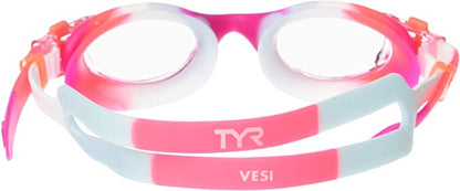 TYR - Vesi Tie Dye Youth Goggles - Pink/White