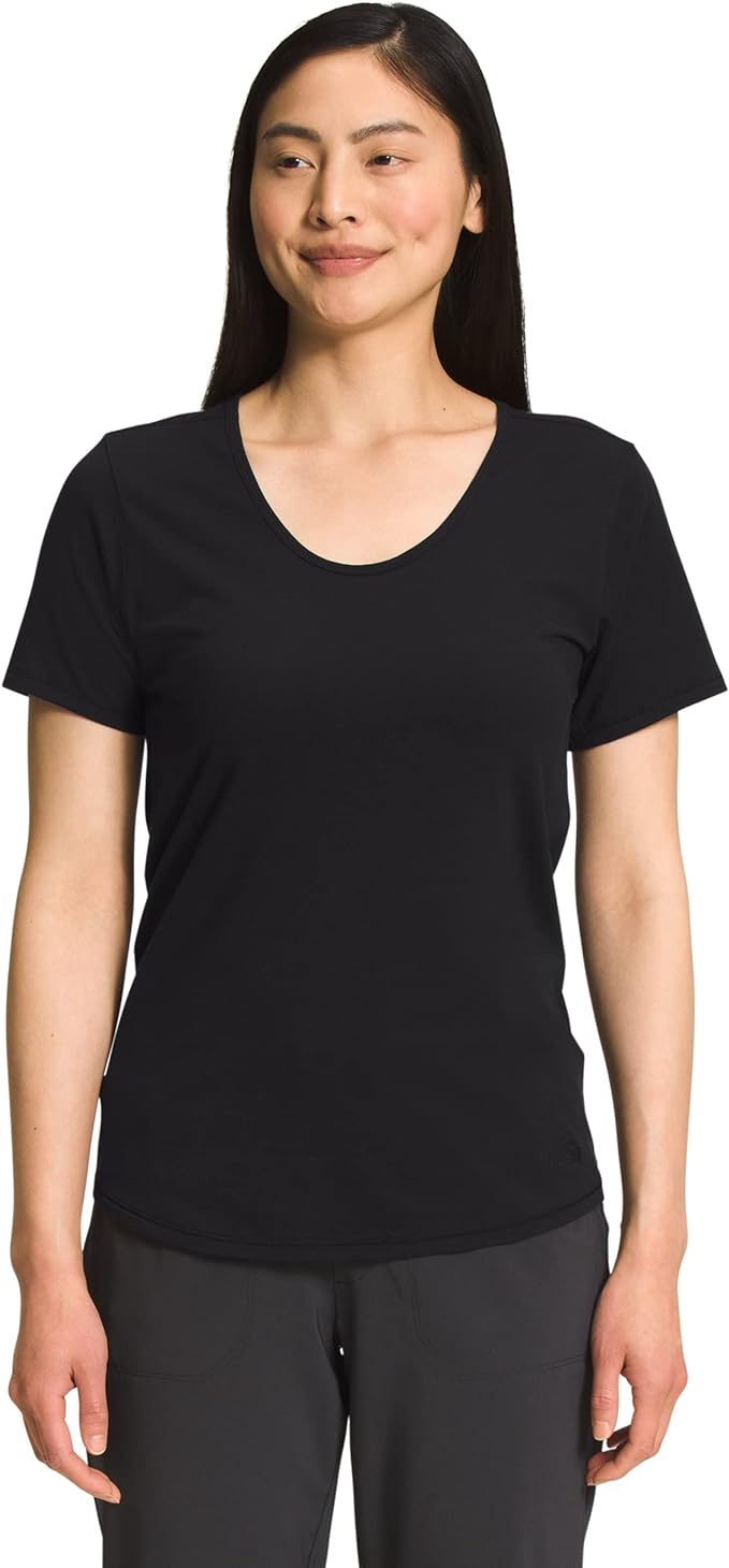 The North Face - Terrain Short Sleeve Scoopneck Tee -  Women's - Porcelain Green