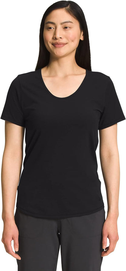 The North Face - Terrain Short Sleeve Scoopneck Tee -  Women's - Porcelain Green