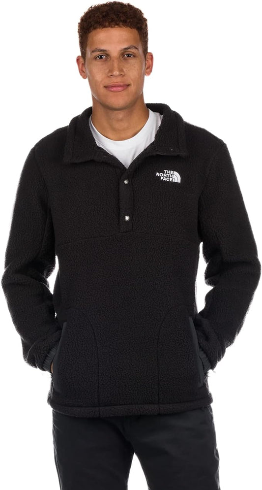 The North Face - Parkview Fleece 1/4 Snap - Men's - Tnf Black/Asphalt Grey