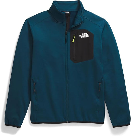 The North Face - Crest Full Zip - Men's - Midnight Petrol/TNF Black