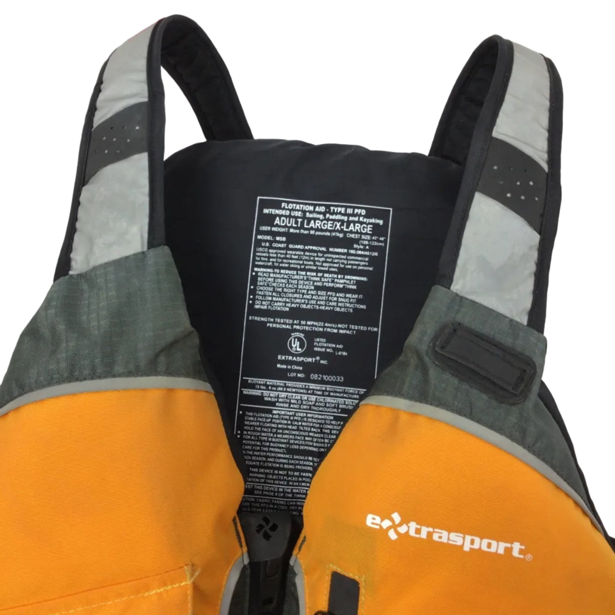 Extrasport PFD Lg/XL Orng