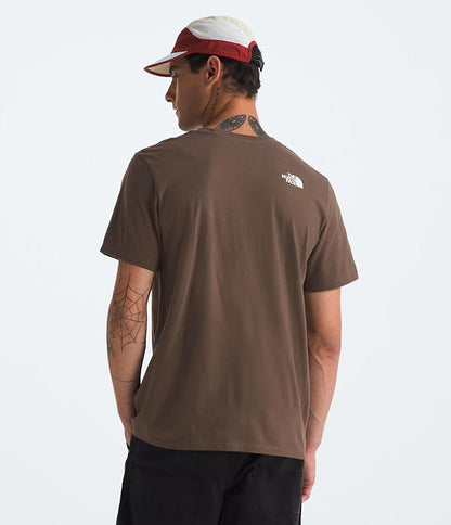 The North Face - Short Sleeve Core Half Dome Tee - Men's - Smokey Brown/TNF White