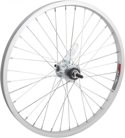 Wheel Master - Rear Bicycle Wheel 20 x 1.75 36H, 3/8" FW, Bolt On, Silver