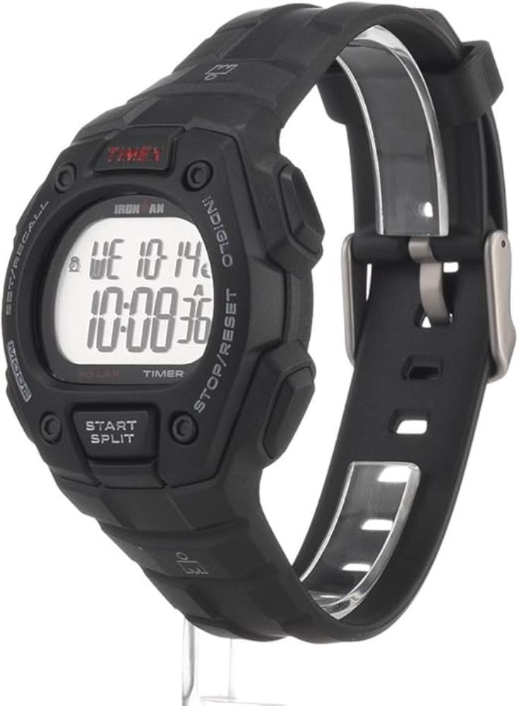 Timex - IRONMAN Classic 30 Oversized Resin Strap Watch - Black