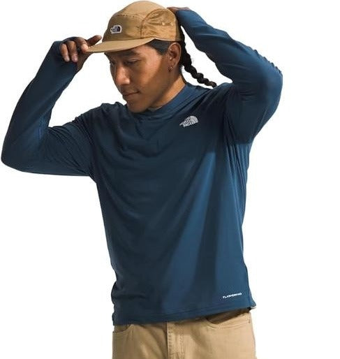 The North Face - Big Adventure Sun Hoodie - Men's - Shady Blue