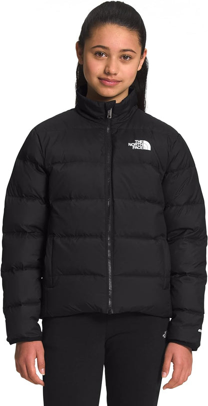The North Face - Teen Reversible North Down Jacket - SM Dark Sage - TNF Black