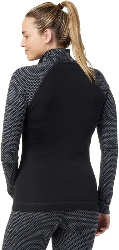 Smartwool - Womens Merino 250 Baselayer 1/4 Zip - Pecan Brown Heather