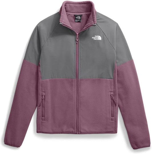 The North Face - Glacier Heavyweight Full Zip Jacket - Women's - Midnight Mauve/Smoked Pearl