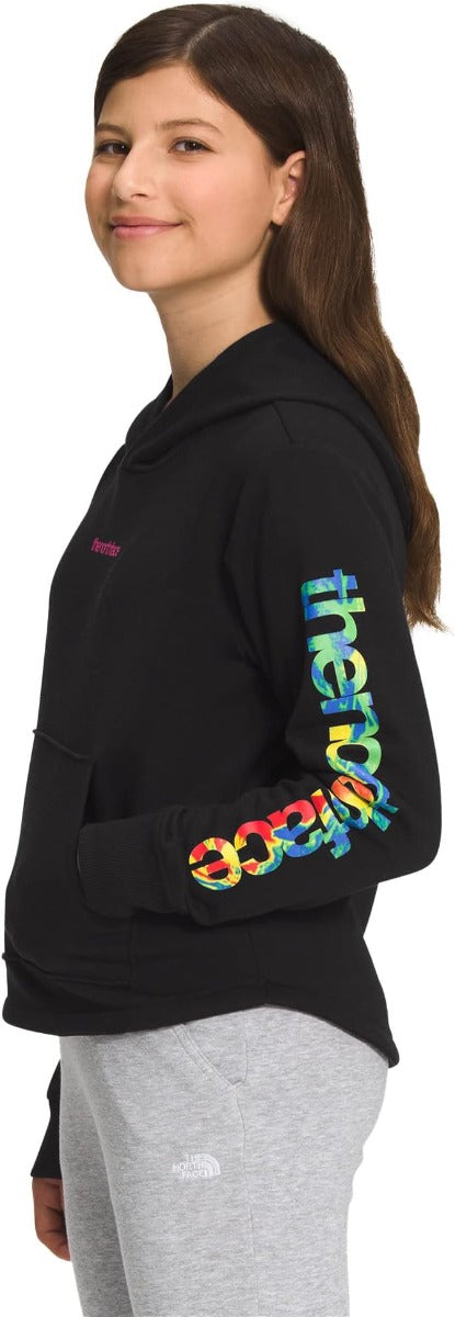 The North Face - Camp Fleece Pullover Hoodie - Girls' - Tnf Black