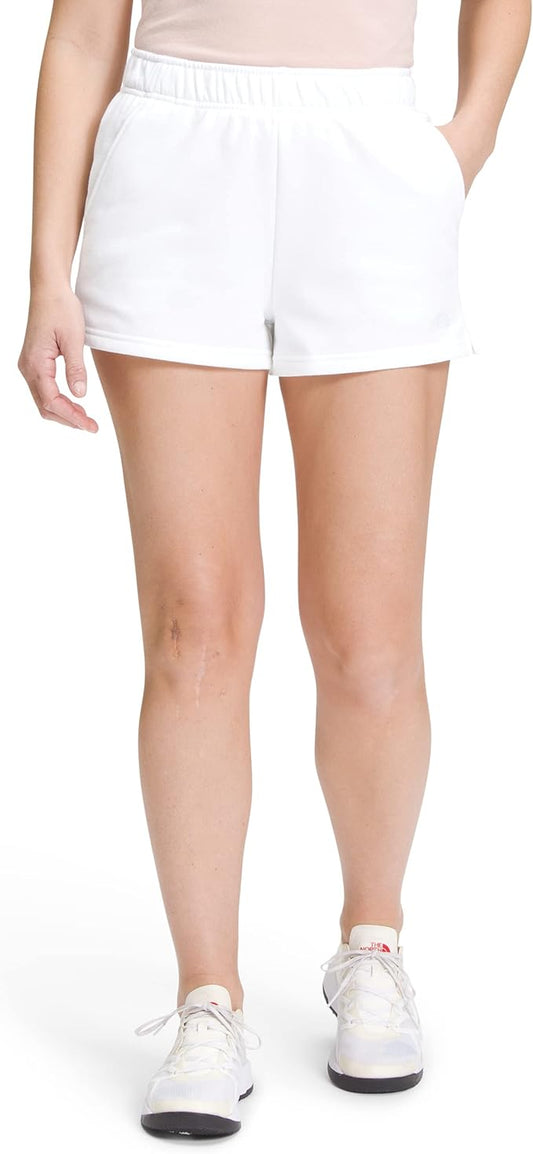 The North Face - Half Dome Fleece Short - Women's - Tnf White/Tnf Black