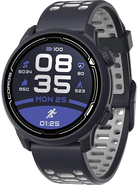 Coros - COROS PACE 2 Premium GPS Sport Watch Dark Navy w/ Silicone Band - Dark Navy/Silicone