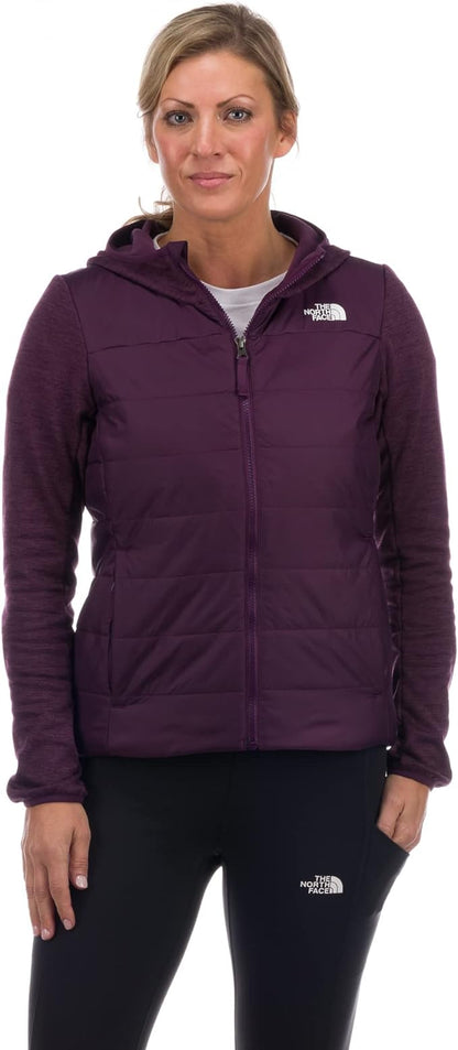 The North Face - Flare Hybrid Full Zip Hoodie - Women's - Lunar Slate