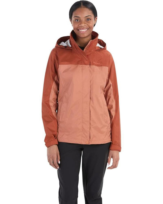 Marmot - PreCip Eco Jacket - Women's - Sunburn/Auburn
