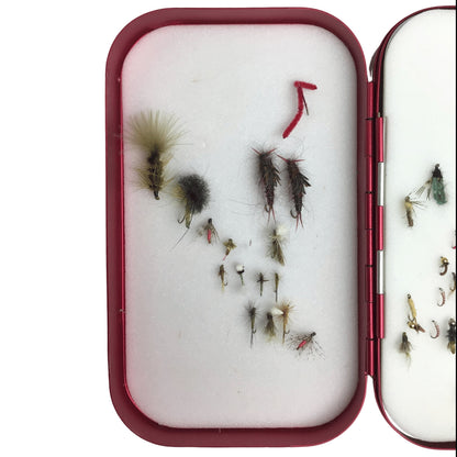 Wheatley Fly Box W/38 Flies Red