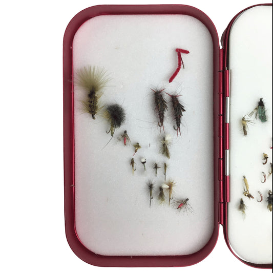 Wheatley Fly Box W/38 Flies Red