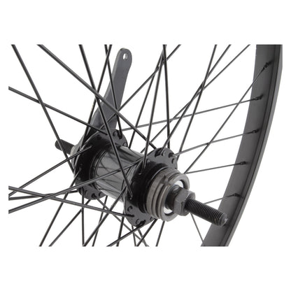 Wheel Master - 24x1.75 Bolt On 1-Sp Rear Wheel -  Black - Black