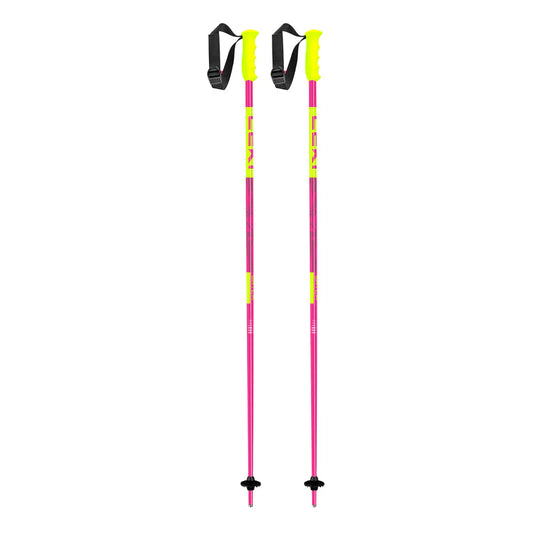Leki - Swtch Pow Poles - Pink Neon Yellow