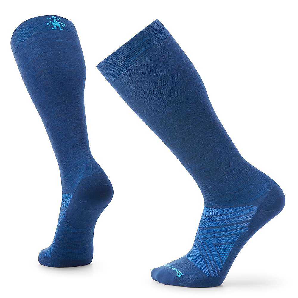 Smartwool - Ski Targeted Cushion Summit Shot OTC Socks - Men's - Alpine Blue
