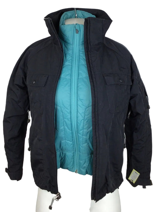 Eastern Mountain Sports 3 in 1 Jacket Wmn XS Black/Teal