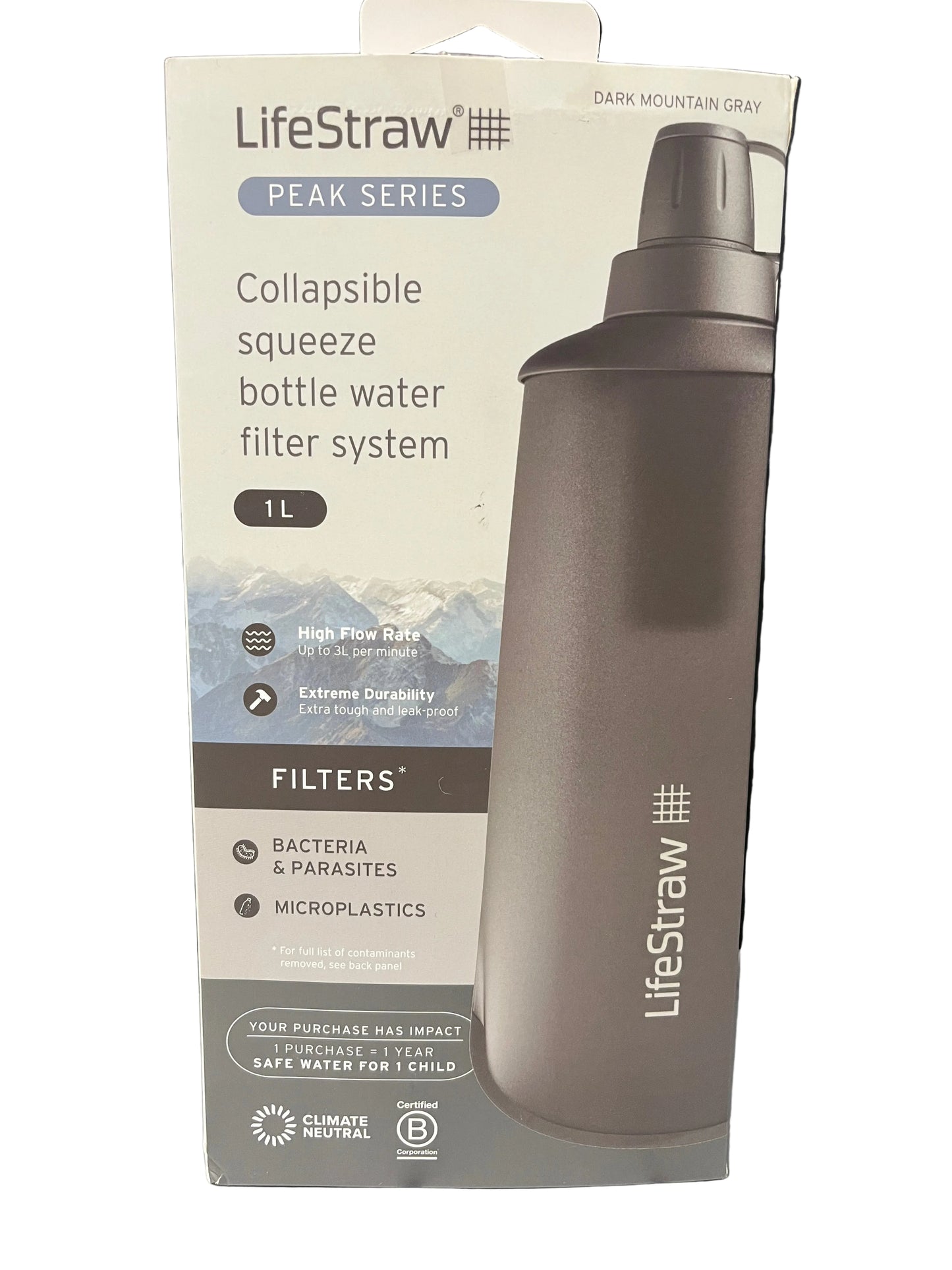 Lifestraw 1L Squeeze Filter Gry