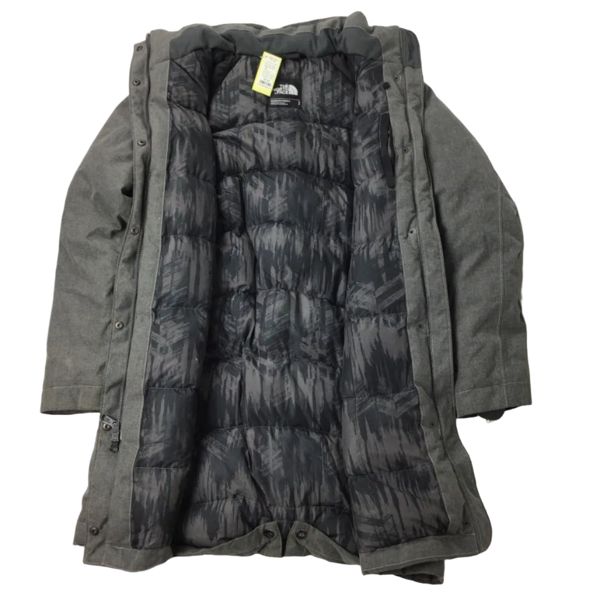 TNF Long Down Coat Wmn SM Grey
