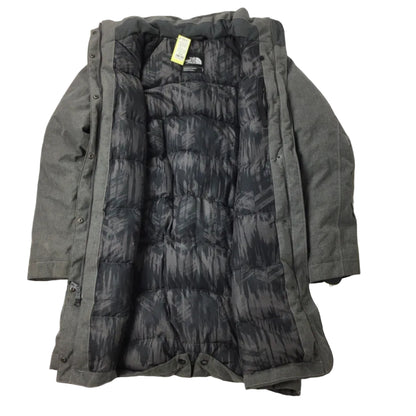 TNF Long Down Coat Wmn SM Grey