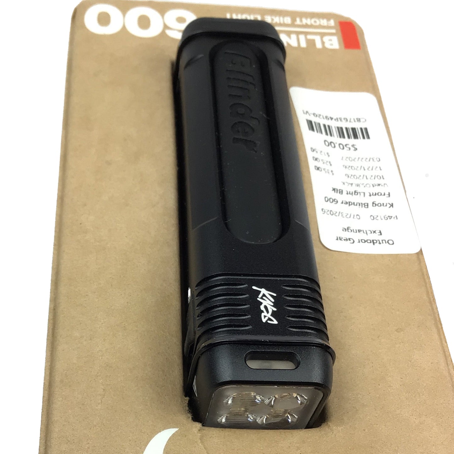 Knog Blinder 600 Front Light Blk