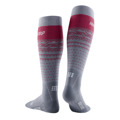 CEP - Ski Thermo Merino Socks - Women's - Blue/Grey