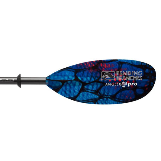 Bending Branches - Angler Pro Snap-Button Kayak Paddle - 230 Blue - Dorado blue