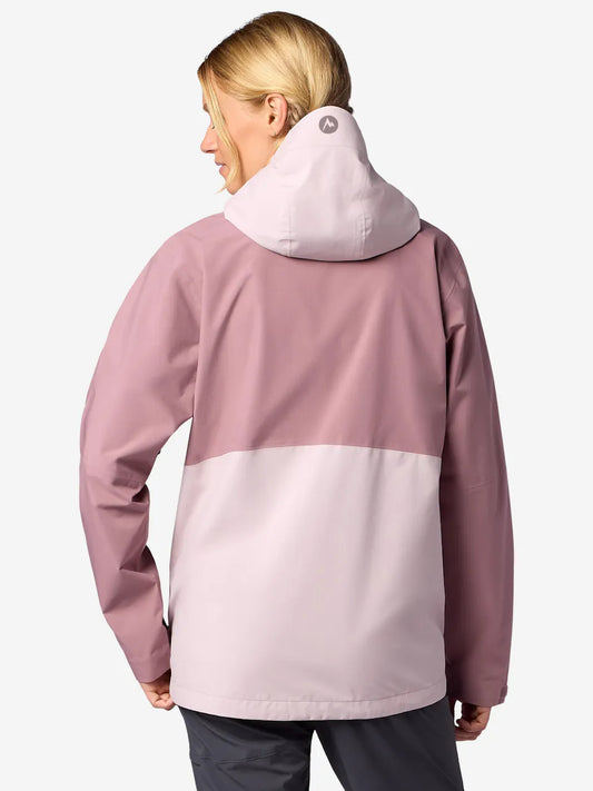 Marmot - Womens PreCip Evo Flex Jacket - Light Mauve/Dust