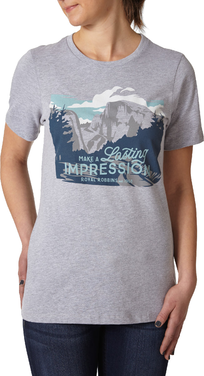 Royal Robbins - Make A Lasting Impression T-Shirt Women's - Grey