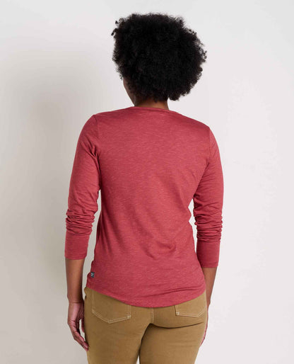 Toad and Co - Marley Long Sleeve V Tee - True Navy