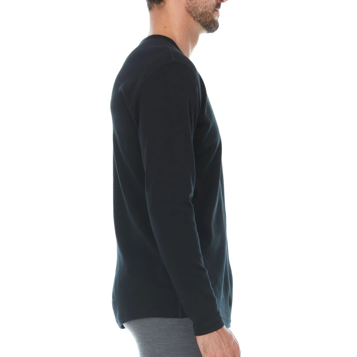 Minus 33 - Chocorua Crew Midweight - Men's - Black