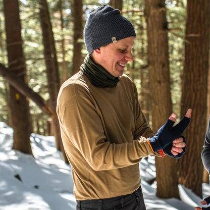 Minus 33 - Chocorua Crew Midweight - Men's - Black