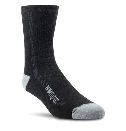 Farm to Feet - Denver Light Cushion 3/4 Crew - Black