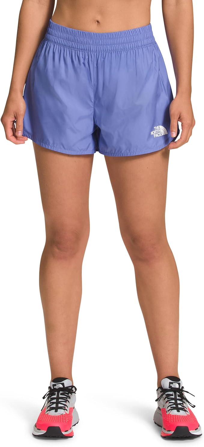 The North Face - Limitless Run Short - Women's - Pink Glo Valley Floor Print