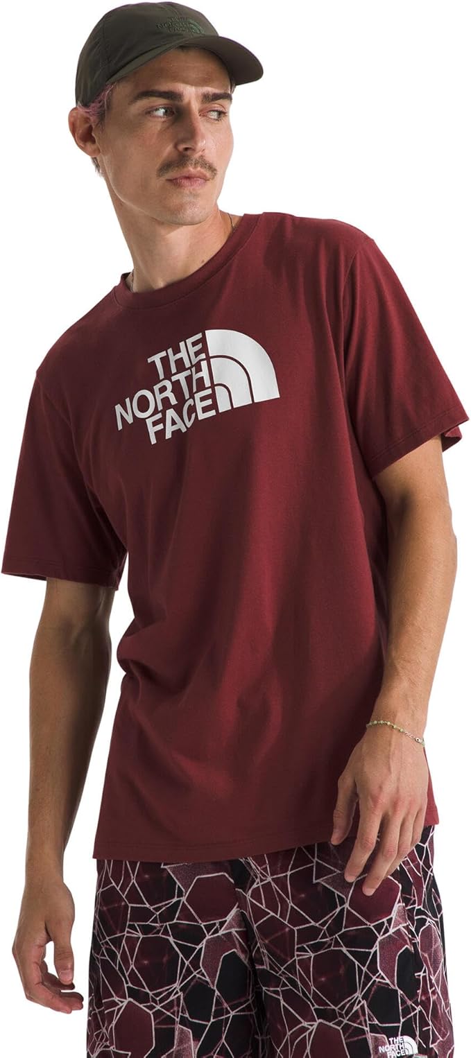 The North Face - Short Sleeve Core Half Dome Tee - Men's - Sumac/TNF White