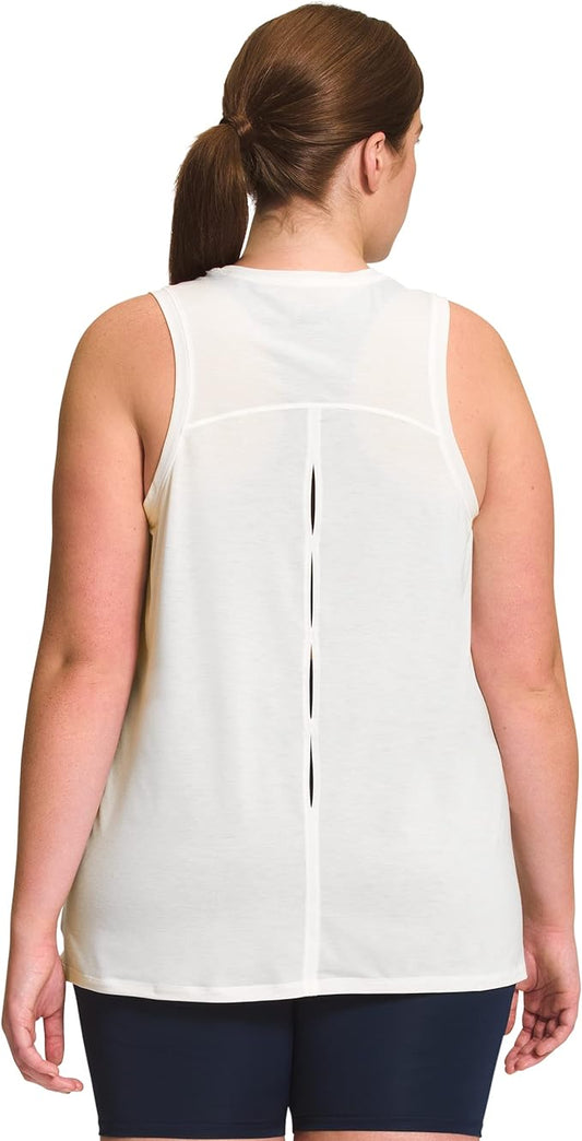 The North Face - Wander Slitback Tank - Women's Plus - Tnf Light Grey Heather