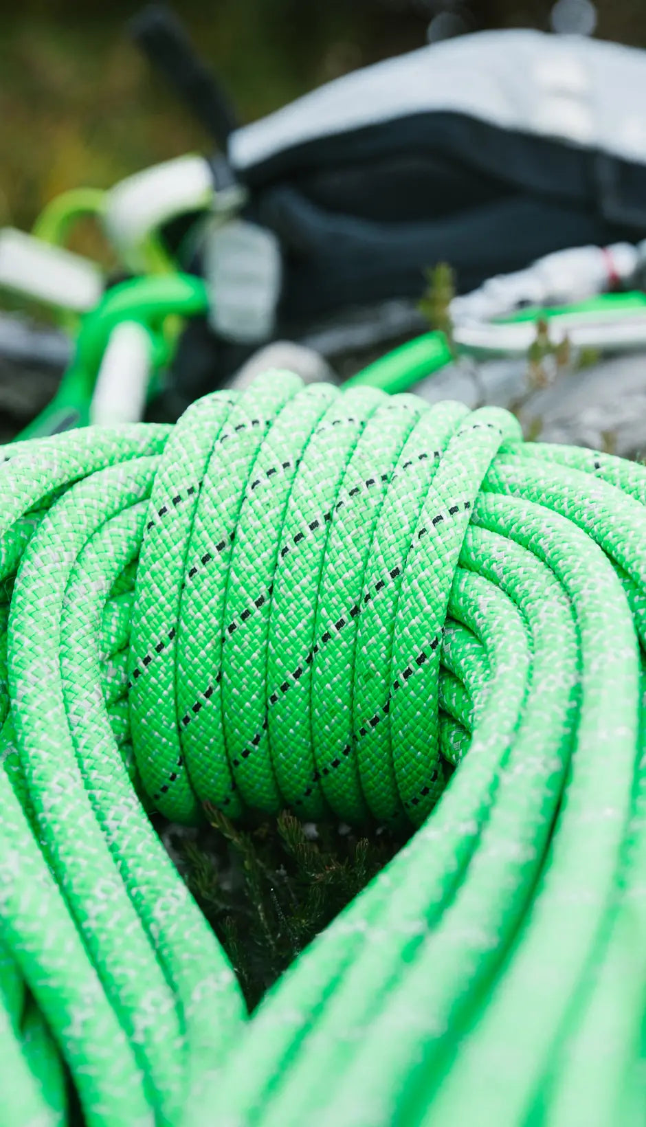 Edelrid - Tommy Caldwell Eco Dry DuoTec 9.6mm - Neon Green