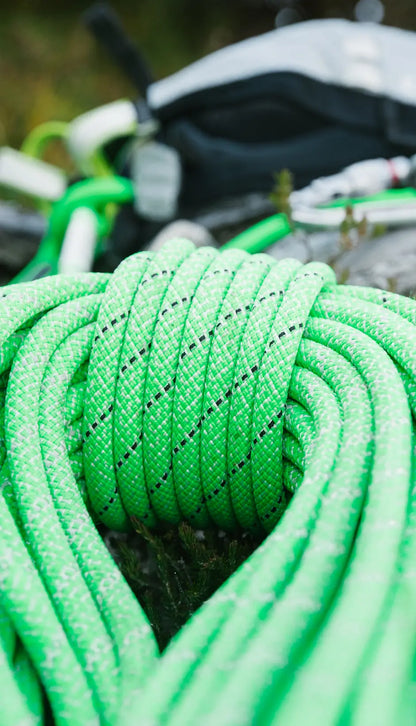 Edelrid - Tommy Caldwell Eco Dry DuoTec 9.6mm - Neon Green