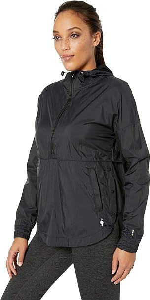 Smartwool - Women's Merino Sport Ultra Light Anorak Pullover - Black