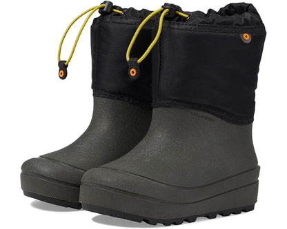 Bogs - Snow Shell Boot Solid - Kids - Dark Green Multi