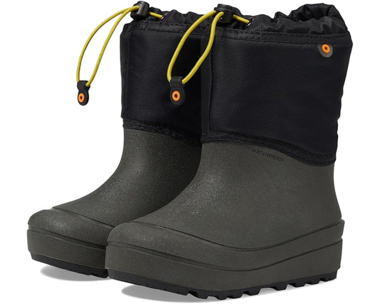 Bogs - Snow Shell Boot Solid - Kids - Dark Green Multi
